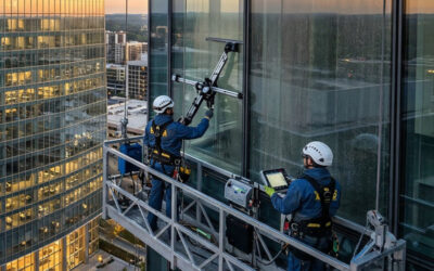 Szkło na wysokości – wyzwania i technologie w myciu fasad szklanych nowoczesnych budynków